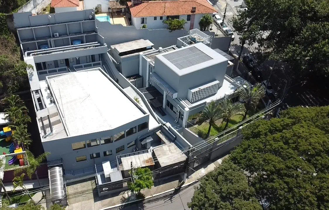 Vista aérea do Data Center da Mundi Data na Avenida Braz Leme, em São Paulo